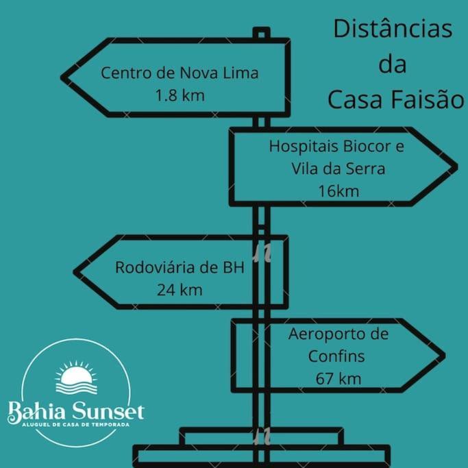 Casa Faisao Villa Nova Lima Bagian luar foto